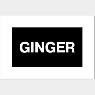 GINGER Posters and Art